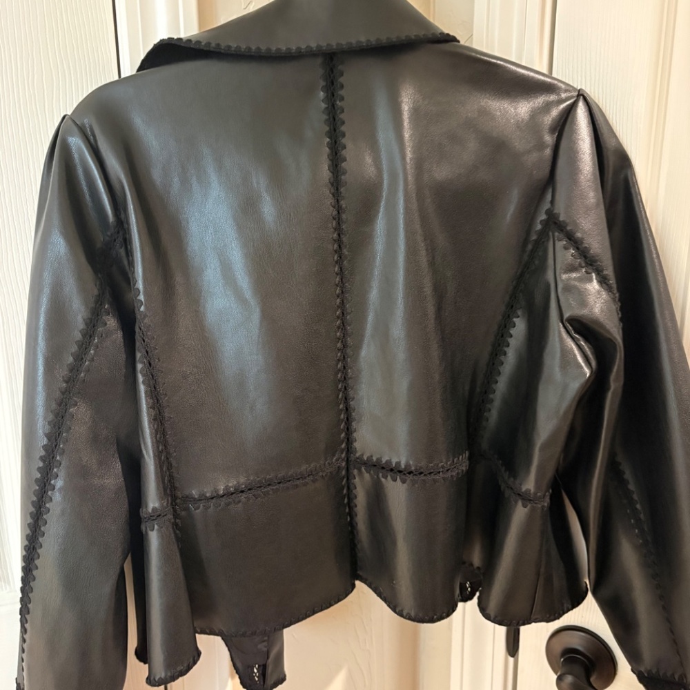 Anthropologie leather jacket - Picture 3 of 4